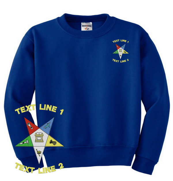 OES Eastern Star Sweatshirt #754 (image for) OES Eastern Star Sweatshirt #754
